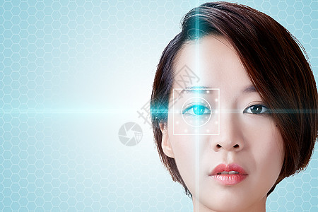 激光手术女人眼激光矫正设计图片