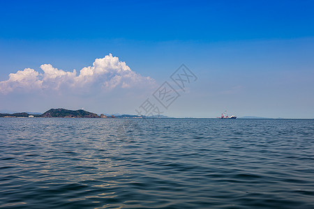 深圳东部美丽的深圳大海背景