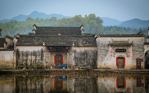 宏村背景图片