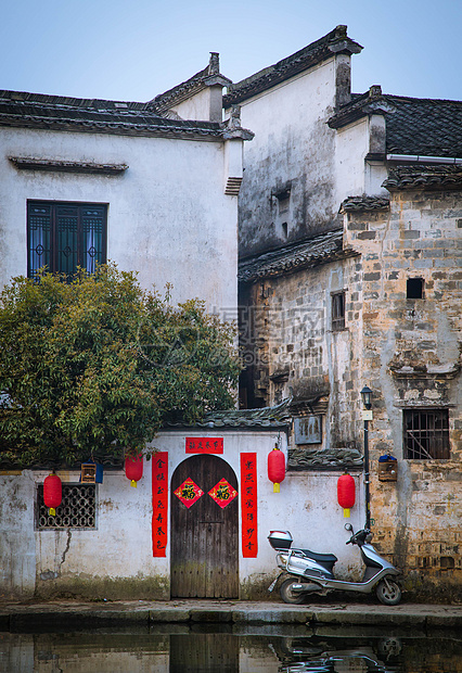 宏村老宅子大门图片