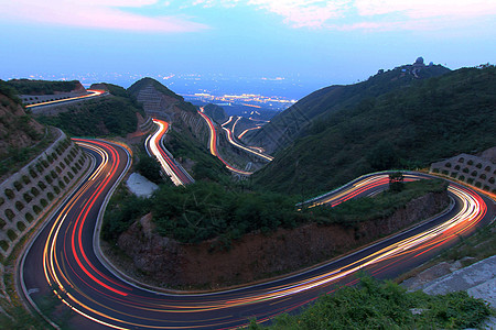 西安地图西安最美公路背景