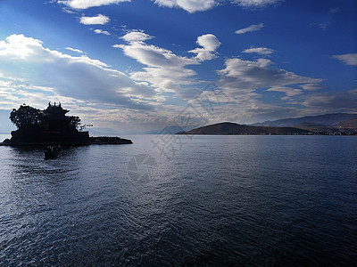 大理洱海背景图片