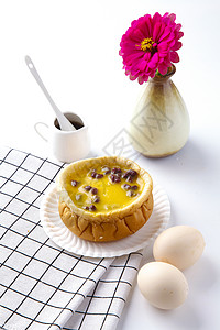 美食早餐鸡蛋饼桌面上的食物背景