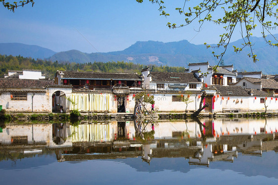 西递宏村的徽派建筑图片