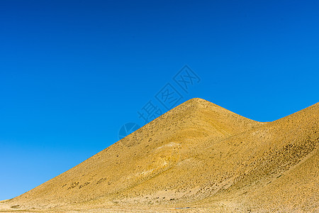 蓝天沙漠背景素材图片