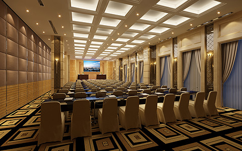 酒店大型会议室图片