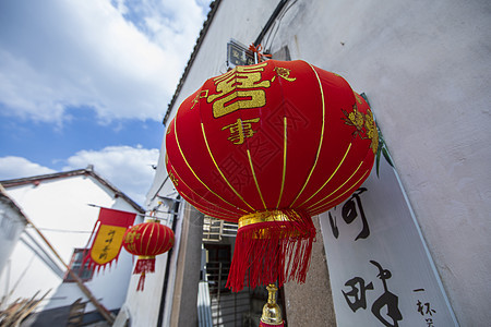 中国元素的红灯笼背景图片