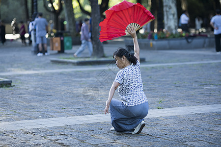 中国元素舞扇高清图片