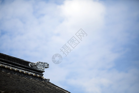 极简中国风古建筑图片