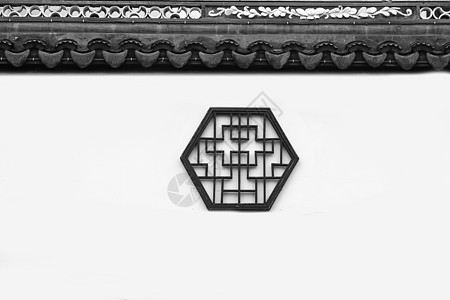 徽派水墨中国风极简设计建筑背景