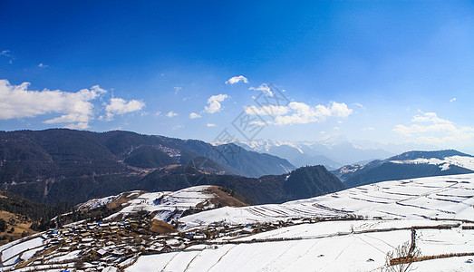 云南雪景图片