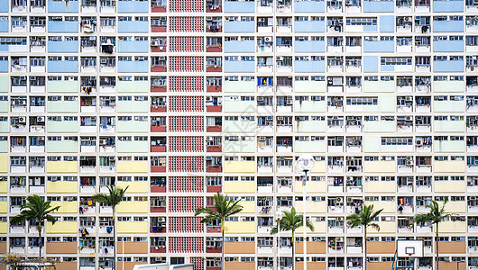 建筑外部外立面香港彩虹建筑背景