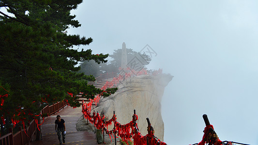 陕西西岳实拍自然风景照图片