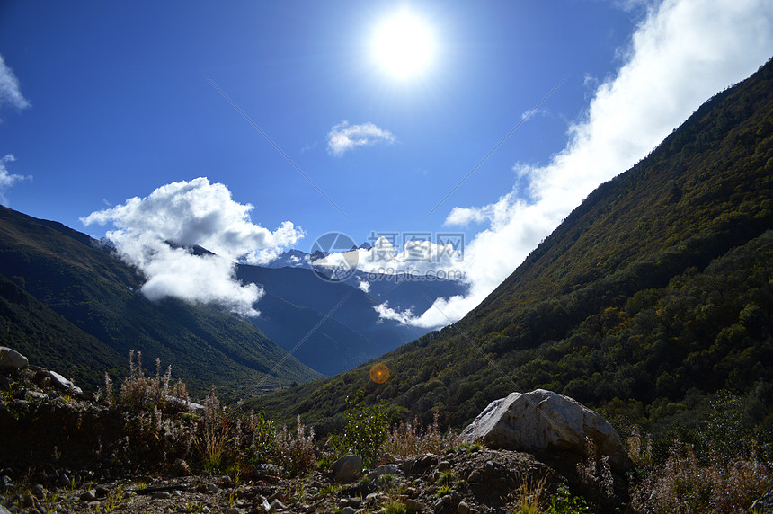 四川甘孜州新都桥自驾风景照图片