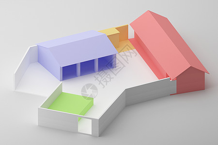 建筑手工模型高清图片