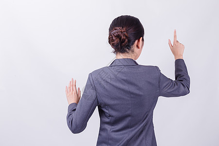 女背影办公背景