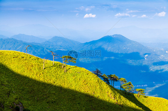 武功山山脉美景图片