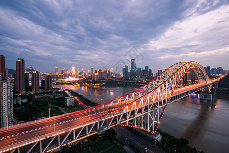 重庆朝天门长江大桥背景