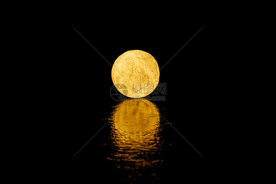 唯美月球灯图片