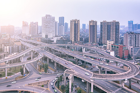 公路光线成都营门口高架桥背景