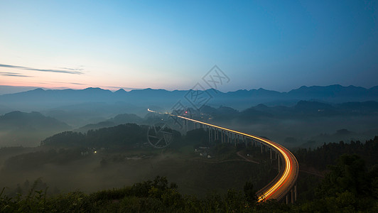 重庆旅游景点重庆周家山日出背景