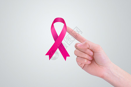 预防乳腺癌背景色彩造型高清图片