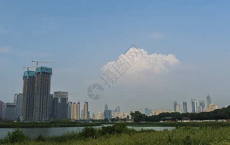 武汉中央商务区背景图片