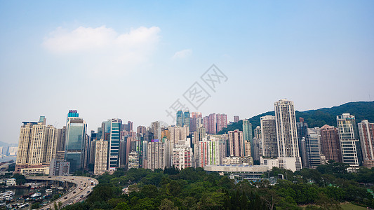 香港城市楼房背景图片