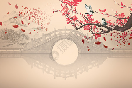 水墨江湖背景