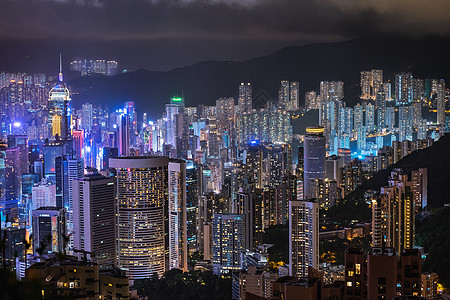 香港城市夜景 图片