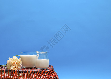 牛奶和酸奶图片