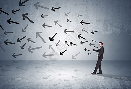 摸索方向的职业人图片素材