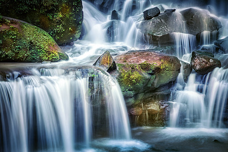 动态水瀑布背景