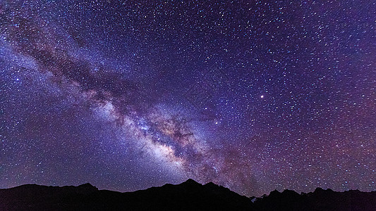 夜空中的星轨旅游胜地美丽的星空风光背景