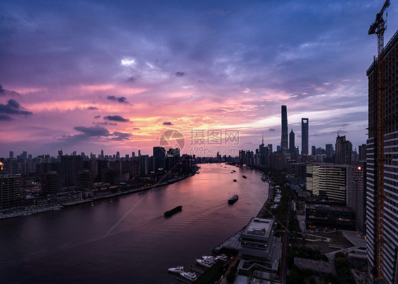 城市建筑上海陆家嘴城市建筑风光图片