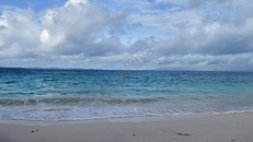 菲律宾白沙滩海滩唯美风景照图片