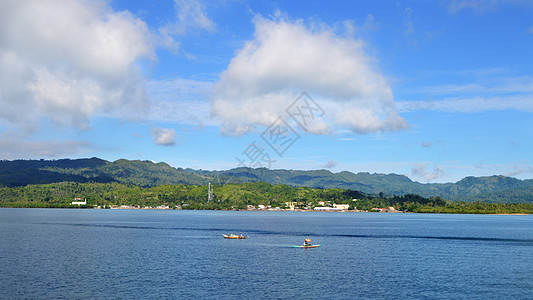 菲律宾唯美海峡海域照片背景图片