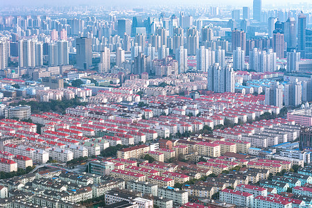 上海CBD夜景背景图片