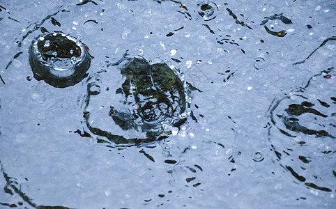 雨滴溅出水花背景图片