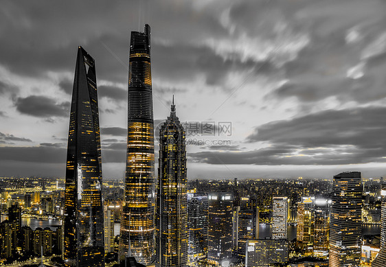 上海地标城市风光图片