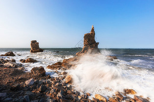 台风天海景图片