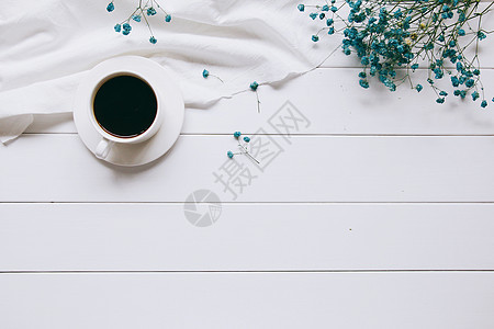 满天星咖啡白色木纹素材背景图片