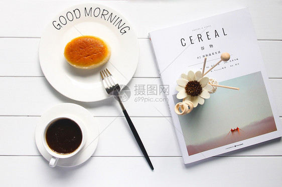 美味营养健康早餐芝士蛋糕图片