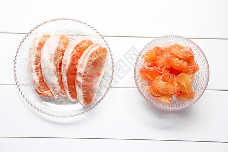 新鲜水果红心柚背景图片