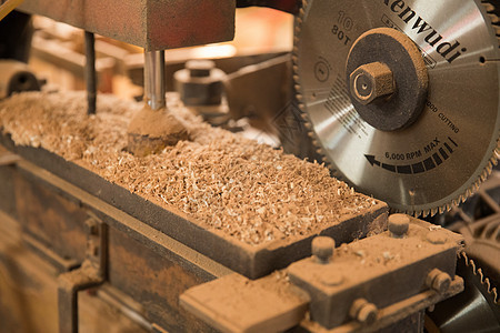 木材加工的机器 背景图片