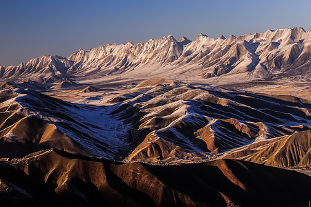 青海雪山图片背景图片