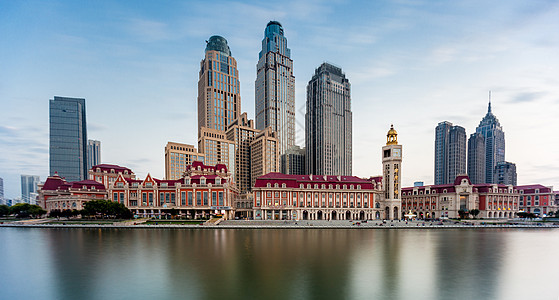 渤海明珠之天津津湾广场背景