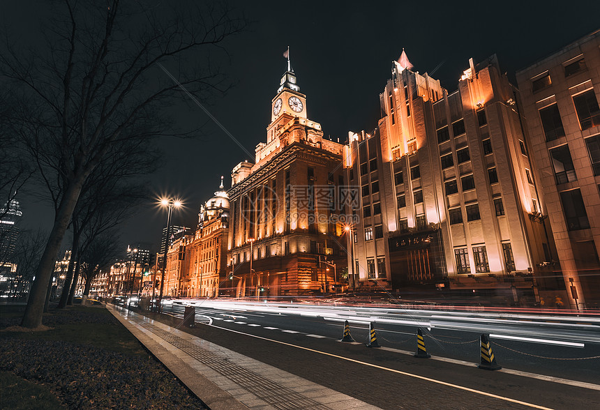 上海夜景外滩图片