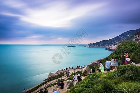 日出大海观海背景