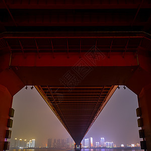 鹦鹉洲长江大桥背景图片